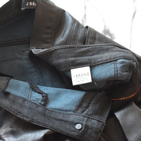 J Brand Super Skinny Coated Jeans - Picture 3 of 10